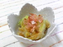 キャベツのおひたし