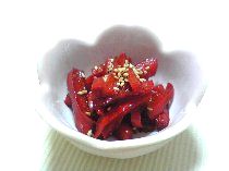 パプリカのキンピラ