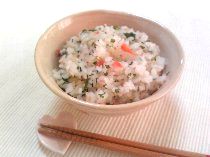 梅しそゴマ混ぜご飯