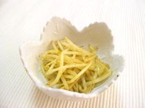 もやしのカレー炒め