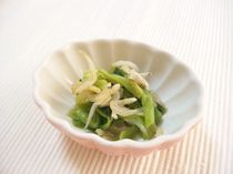 じゃこと小松菜炒め